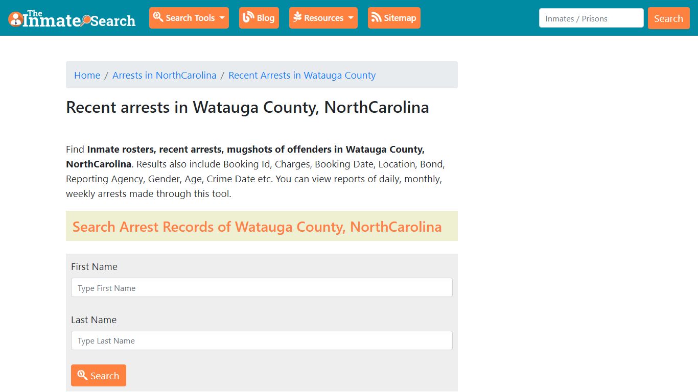 Recent arrests in Watauga County, NorthCarolina | Mugshots ...